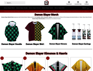 demon-slayer-merch.com screenshot