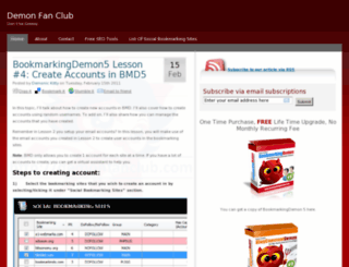 demonfanclub.com screenshot