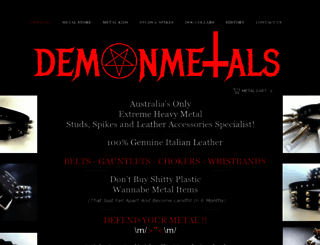 demonmetals.com.au screenshot