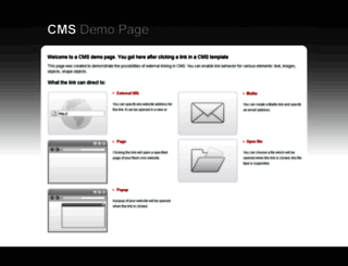 demopage.cms-guide.com screenshot