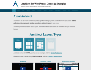demos.architect4wp.com screenshot
