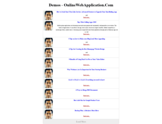 demos.onlinewebapplication.com screenshot