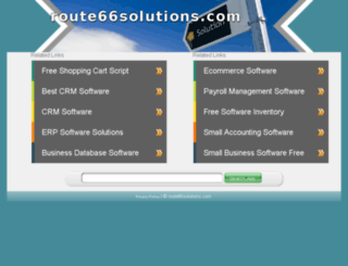 demos.route66solutions.com screenshot