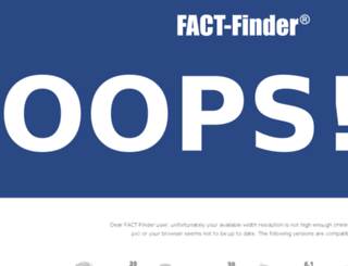 demoshop.fact-finder.de screenshot