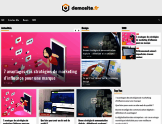 demosite.fr screenshot
