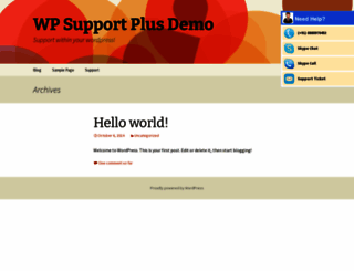 demosupportplus.byethost10.com screenshot