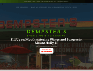 dempsterssportspub.com screenshot