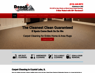 denalicleancarpet.com screenshot