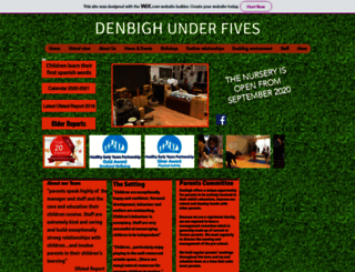 denbighunderfives.co.uk screenshot