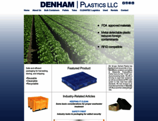 denhamplastics.com screenshot