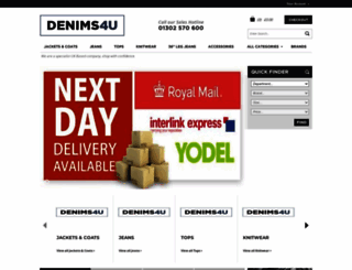 denims4u.co.uk screenshot
