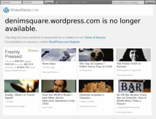 denimsquare.wordpress.com screenshot