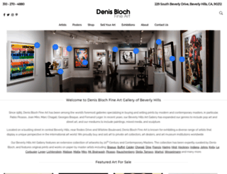 denisbloch.com screenshot