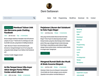 denisetiawan.com screenshot