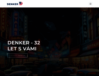 denker.cz screenshot