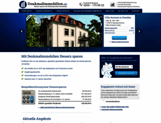 denkmalimmobilien.info screenshot