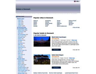 denmarkhotel24.com screenshot