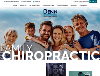 dennchiropractic.com screenshot