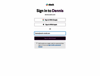 dennis.slack.com screenshot