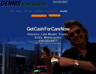 dennisbuyscars.com screenshot