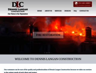 dennislanganconstruction.com screenshot