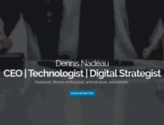 dennisnadeau.com screenshot
