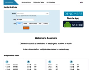 denombre.com screenshot