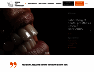 dental-art-technology.com screenshot