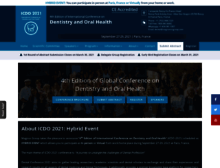 dental-conferences.magnusgroup.org screenshot