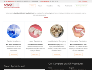 dental-delhi.com screenshot