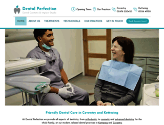 dental-perfection.co.uk screenshot