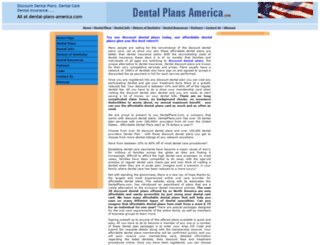 dental-plans-america.com screenshot