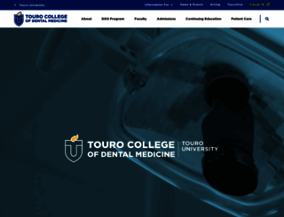 dental.touro.edu screenshot