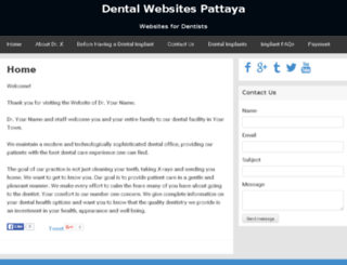 dental.websitespattaya.com screenshot