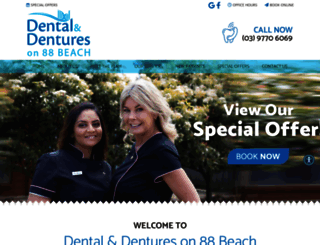 dentalanddentures.com.au screenshot