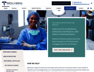 dentalandmedical.com screenshot