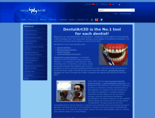 dentalart3d.com screenshot