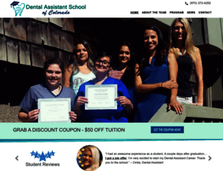 dentalassistantfortcollins.com screenshot