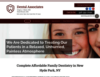 dentalassociatesnhp.com screenshot