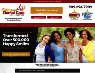 dentalcarecalifornia.com screenshot