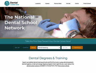 dentalcareernow.com screenshot