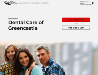 dentalcareofgreencastle.com screenshot