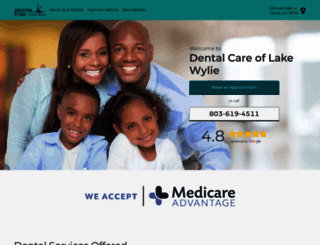 dentalcareoflakewylie.com screenshot