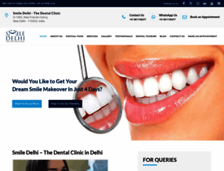 dentalclinicdelhi.com screenshot
