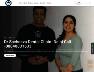 dentalclinicindelhi.com screenshot