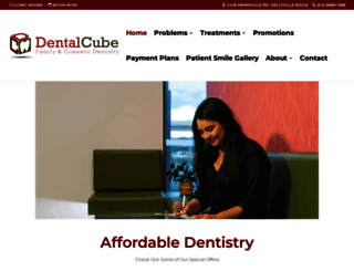 dentalcube.com.au screenshot