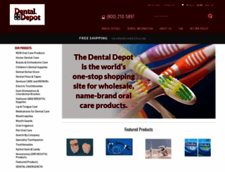 dentaldepot.com screenshot