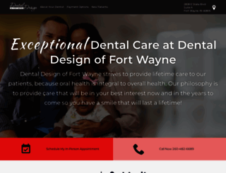 dentaldesignoffortwayne.com screenshot