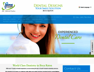 dentaldesignsdmd.com screenshot