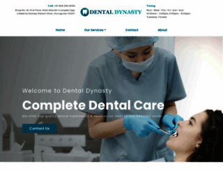 dentaldynasty.in screenshot